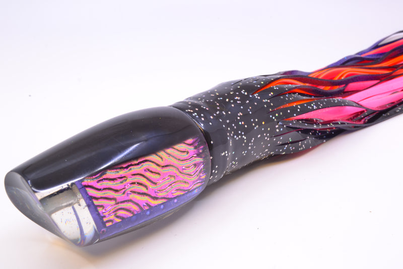Marlin Magic Purple-Pink Lava Black Back Super Digga Dog 16" 15.5oz Skirted Black