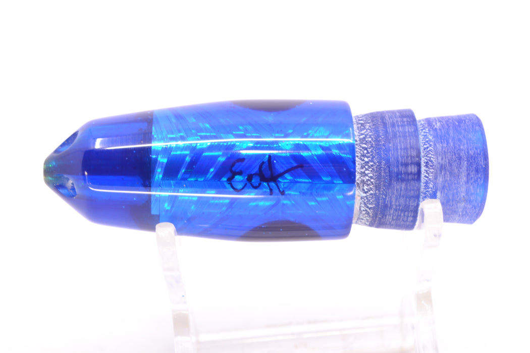 Marlin Magic Lures Blue Starburst Red Eyes Infant Blue Jet 7" 4oz
