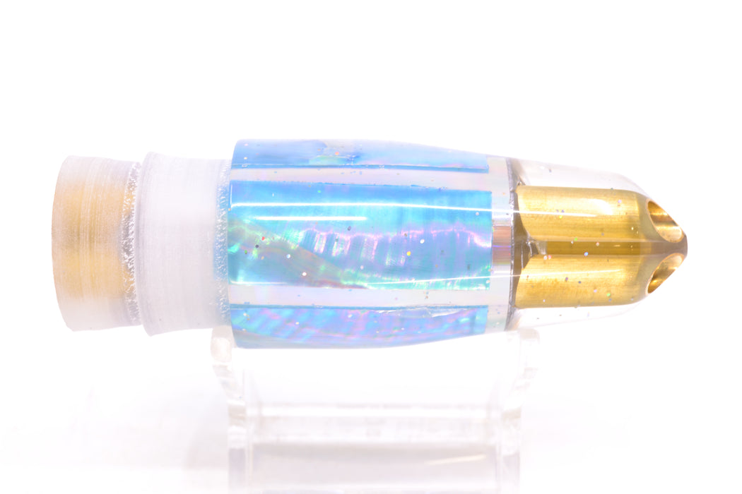 Tanigawa Lures Ice Blue MOP 2-Hole Bullet 9"+ 7.8oz