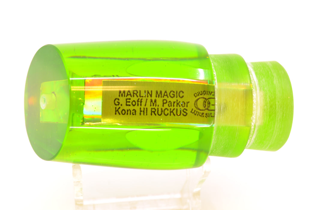 Marlin Magic Lures Green Awabi Taxi Eyes Ruckus 12" 7.2oz