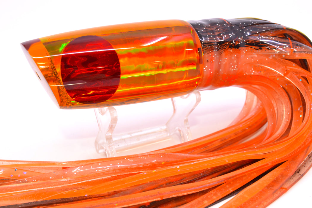 Koya Lures Amber Rainbow Red Eyes Small 614 10" 6oz Skirted Root Beer-Petrolero