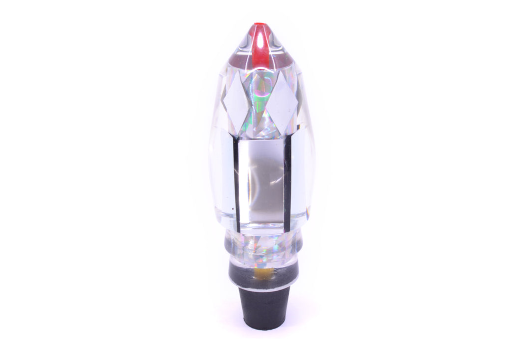 Aloha Lures Clear Mirrored Silver Rainbow "Scared $#!Tless" Deep Six 12" 7.8oz
