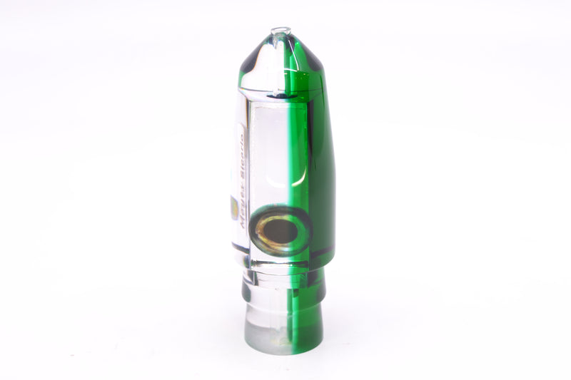 Moyes Lures Clear Mirrored Green Back Taxi Eyes Sicario Bullet 8" 4oz