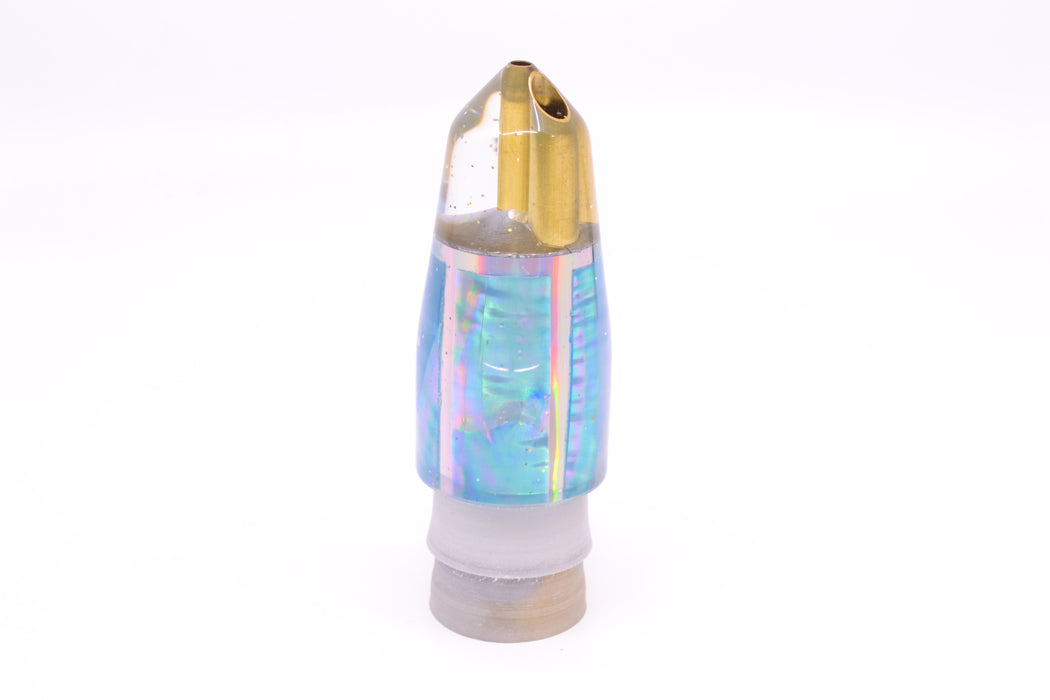 Tanigawa Lures Ice Blue MOP 2-Hole Bullet 9"+ 7.8oz