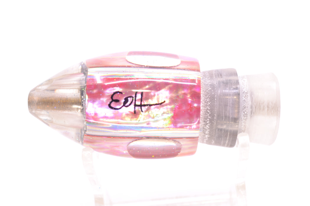 Marlin Magic Lures Pink Awabi Shell Red Eyes Jumbo Jetted Teardrop AP Bullet 9" 4.4oz