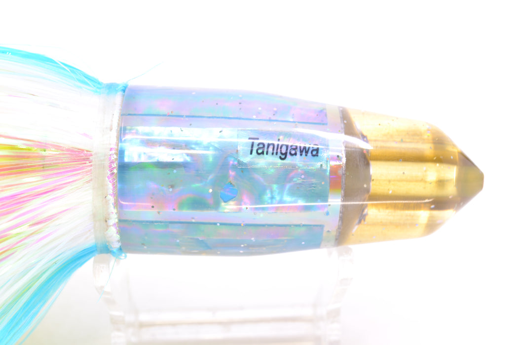 Tanigawa Lures Ice Blue MOP 2-Hole Bullet 9"+ 9oz EZ Flash Feathersword