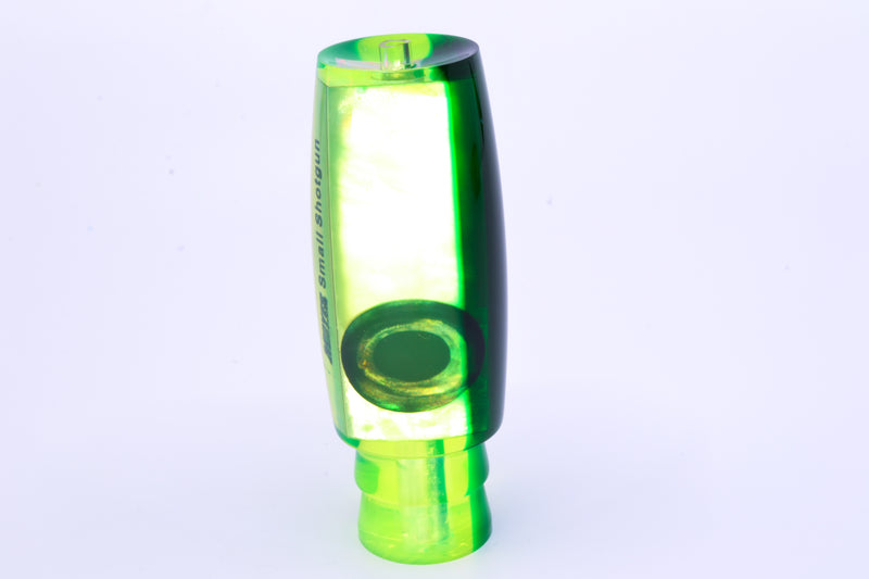 Moyes Lures Chartreuse MOP Green Back Taxi Eyes Small Shotgun 9" 2oz