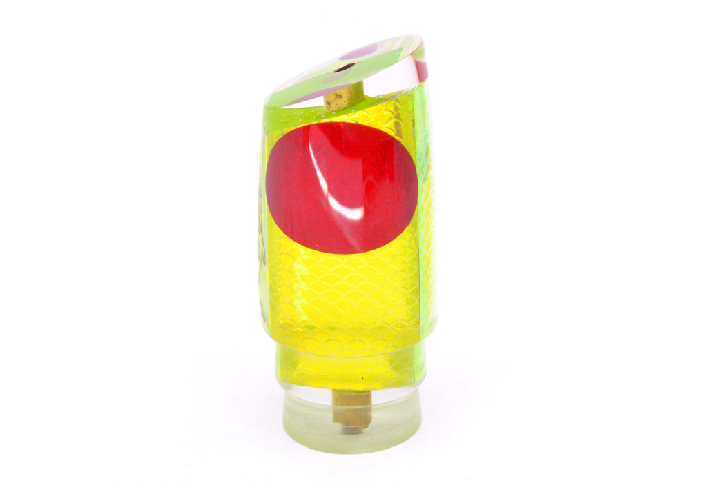 Koya Lures Lime Green Rainbow Scale Red Eyes 614 9" 3.5oz