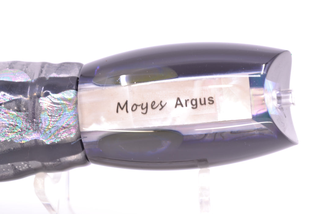 Moyes Lures Skipjack Paua-MOP Black-Purple Back Medium Argus 12" 6.5oz Skirted