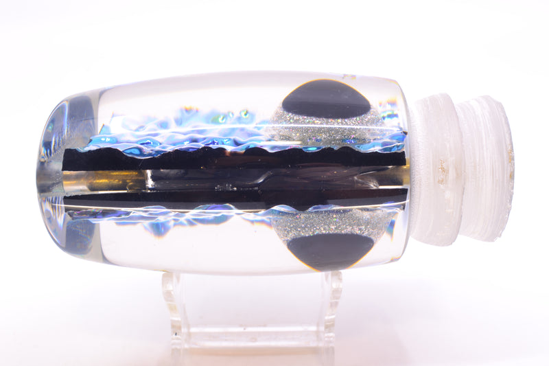 Coggin Lures Rainbow Dichro Black-Holo Eyes Tado Mauna Kea 45 14" 10oz