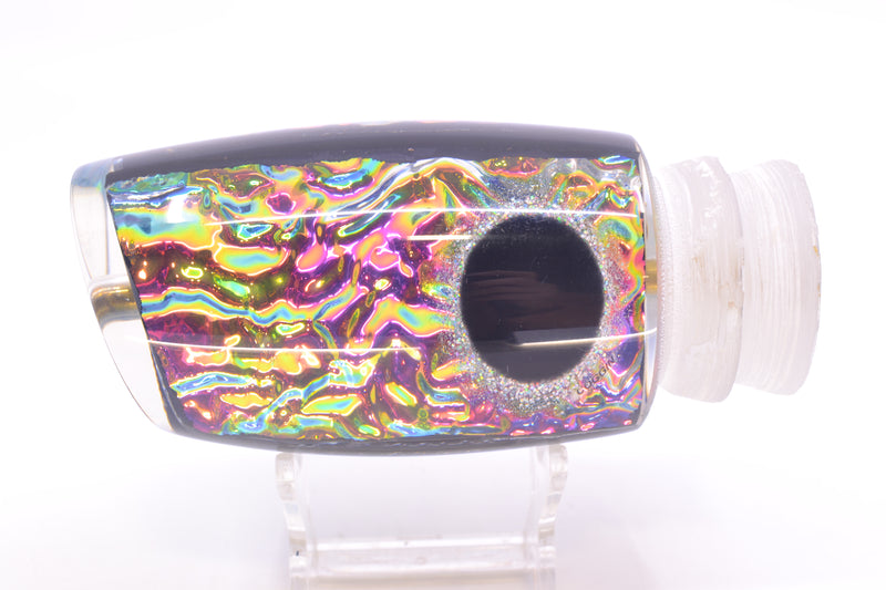 Coggin Lures Rainbow Dichro Black-Holo Eyes Tado Mauna Kea 45 14" 10oz