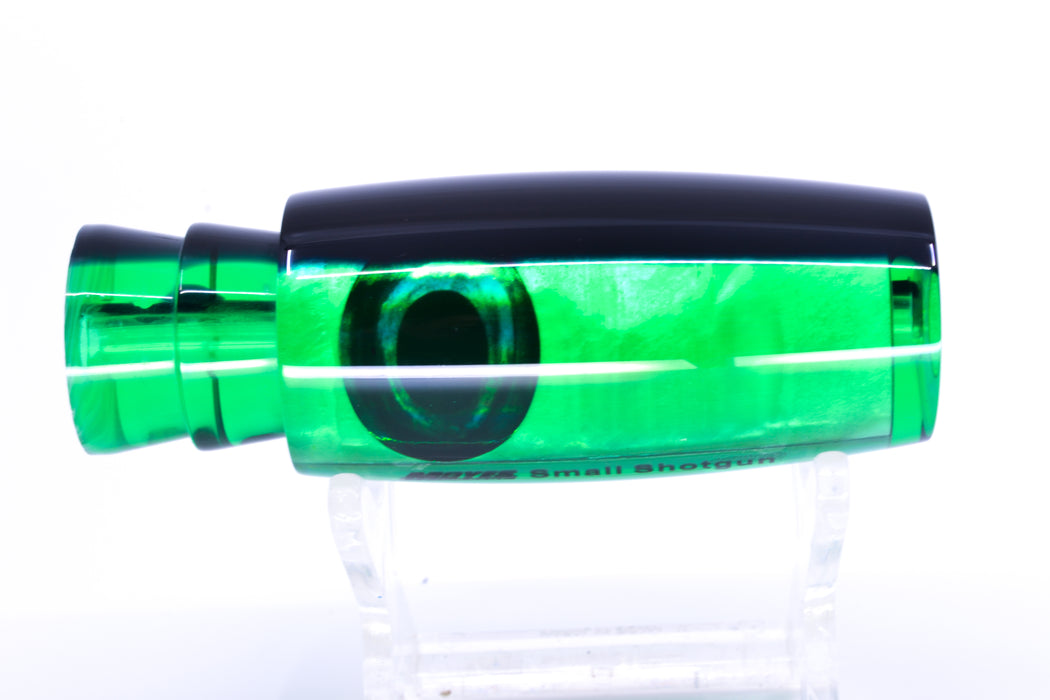 Moyes Lures Green MOP Black Back Taxi Eyes Small Shotgun 9" 2oz