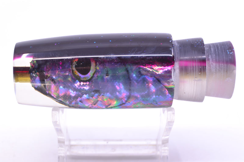 Ali'i Kai Lures Blue-Purple Abalone Fish Head Purple Back Small Hard Head 9" 2.2oz