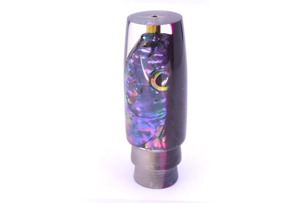 Ali'i Kai Lures Blue-Purple Abalone Fish Head Purple Back Small Hard Head 9" 2.2oz GZE