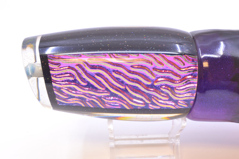 Marlin Magic Purple-Pink Lava Black Magic Super Dog 16" 17oz Fire Tailz Vinyl Grape Juice