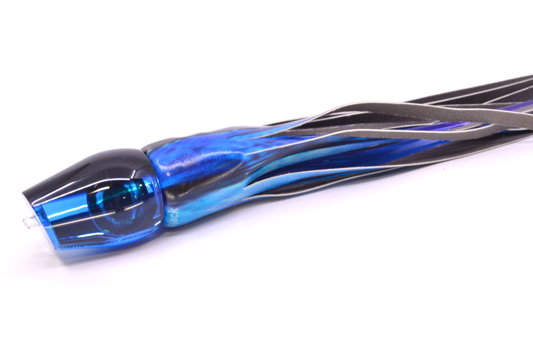 Moyes Lures Blue Mirrored Black Back Medium Sumo 12" 5.5oz FT Vinyl Skipjack GZE