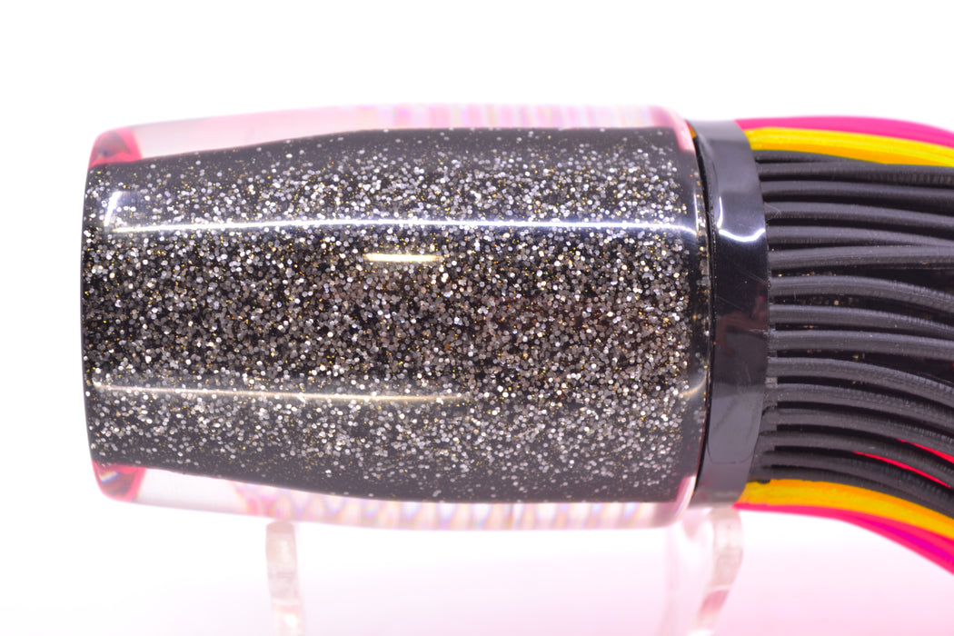 Amaral Lures Pink Pearl Rainbow Scale Black Stripes Black Back Super Jararaca 15" 6.7oz