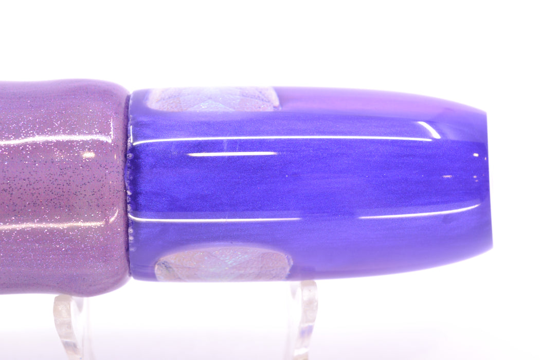 Joe Yee Lures by KEGZ Purple Pearl Jewel Eyes Sonny Boy 12" 5.7oz FT Vinyl Purple Eclipse