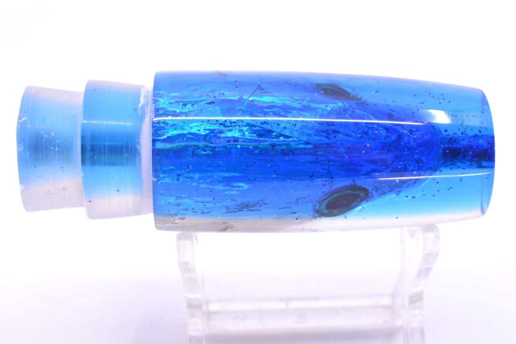 Ali'i Kai Lures Silver Rainbow Fish Head Blue Back Small Hard Head 9" 2.2oz GZE