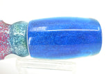 Coggin Lures Blue Abalone Blue Back 4-Hole Kilauea Tado Slant 9" 6oz Skirted Blue-Pink