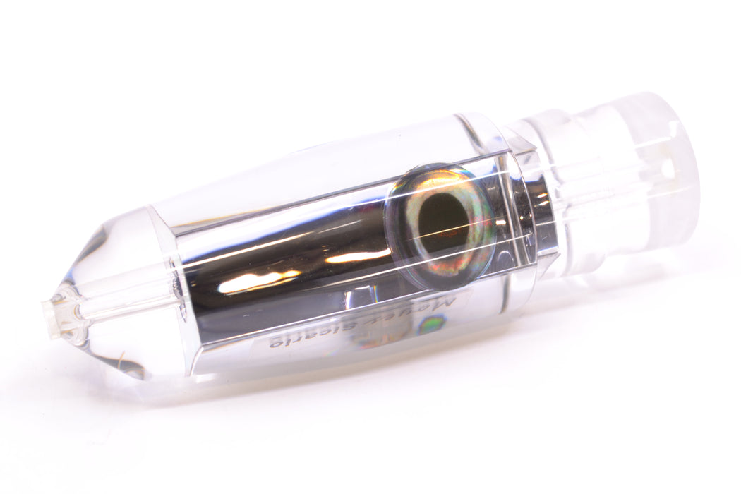 Moyes Lures Clear Mirrored Taxi Eyes Sicario Bullet 8" 4oz
