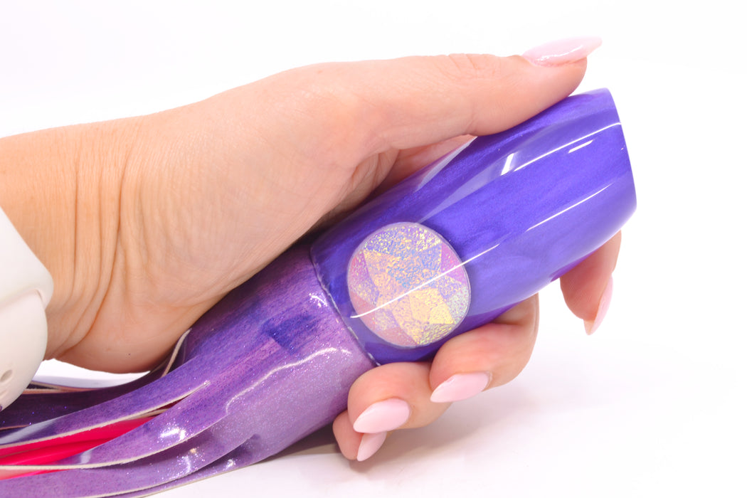 Joe Yee Lures by KEGZ Purple Pearl Jewel Eyes Sonny Boy 12" 5.7oz FT Vinyl Purple Eclipse