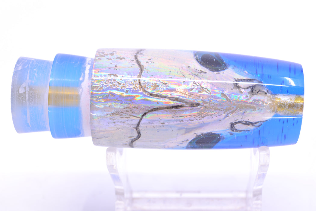 Ali'i Kai Lures Silver Rainbow Fish Head Blue Back Small Hard Head 9" 2.2oz GZE