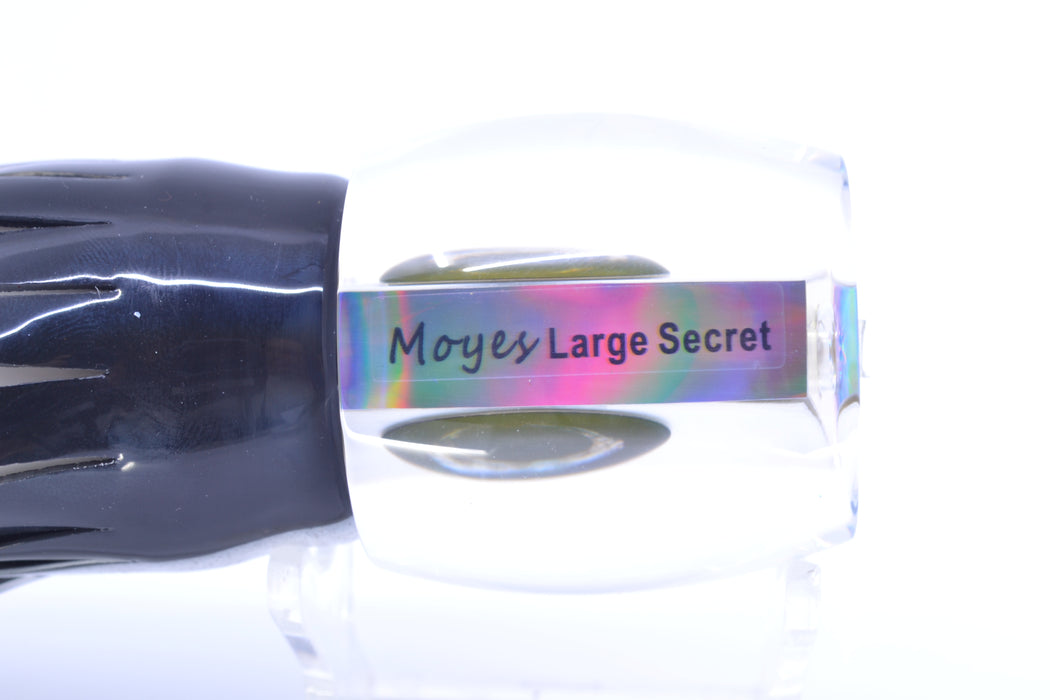 Moyes Lures White MOP Taxi Eyes Large Secret 12" 6.5oz Skirted White Aurora GZE