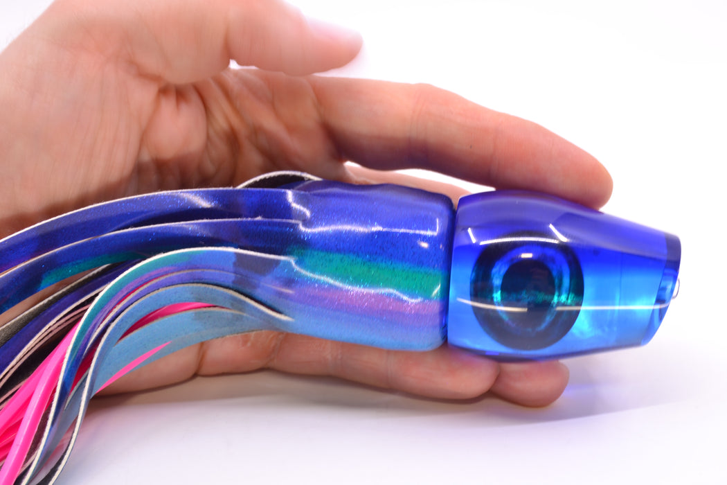 Moyes Lures Ice Blue MOP Blue Back Medium Sumo 12" 5.5oz FT Vinyl Blueberry GZE