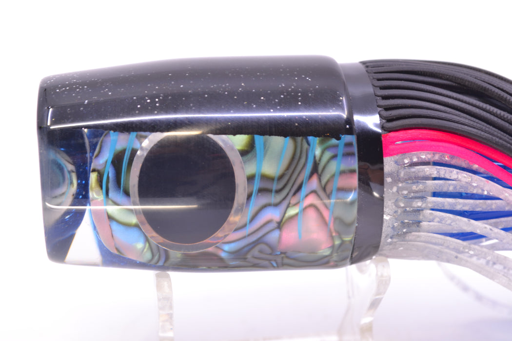 Amaral Lures Abalone Pearl Ice Blue Stripes Black Back Super Jararaca 15" 6.7oz