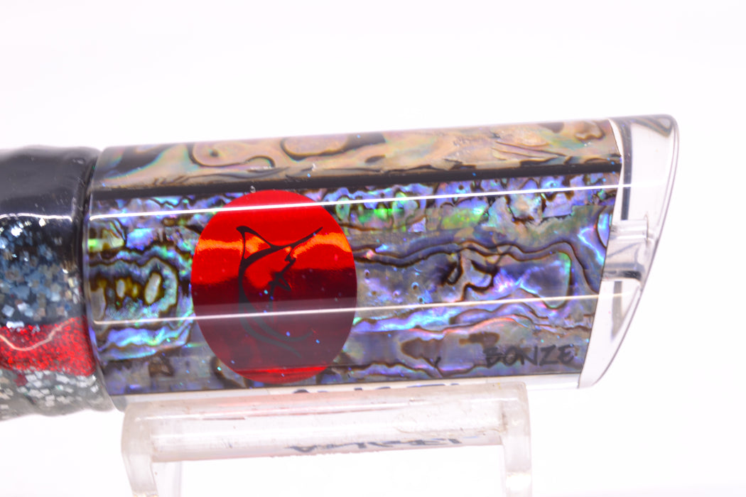 Bonze Lures Paua Shell Red Eyes Angel 10" 8.2oz Skirted Evil