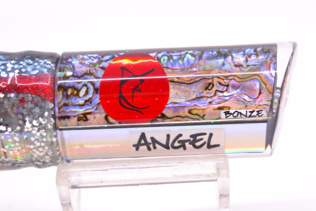 Bonze Lures Paua Shell Red Eyes Angel 10" 8.2oz Skirted Evil