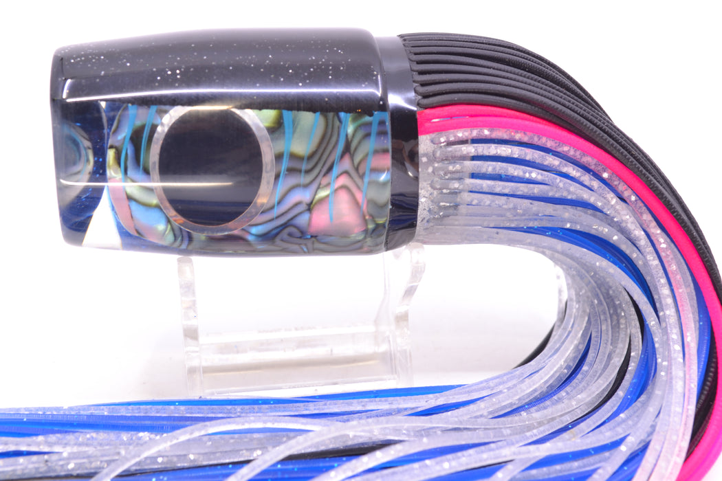 Amaral Lures Abalone Pearl Ice Blue Stripes Black Back Super Jararaca 15" 6.7oz