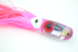 Coggin Lures Light Pink Mirrored Black-Red Eyes Tado Lo'ihi Peanut Scoop 4.5" 1oz Pink