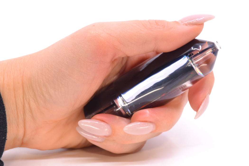 Moyes Lures Clear Mirrored Black Back No Eyes Sicario Bullet 8" 4oz