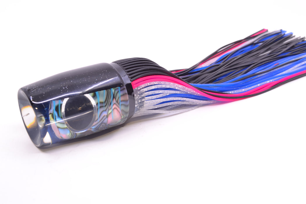 Amaral Lures Abalone Pearl Ice Blue Stripes Black Back Super Jararaca 15" 6.7oz