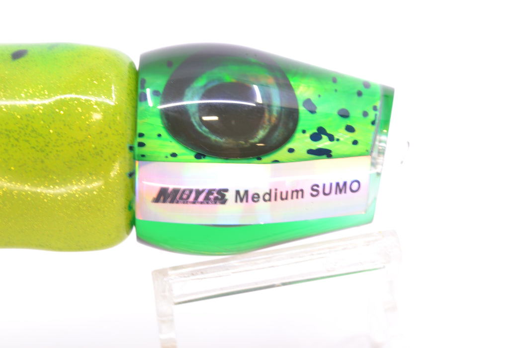Moyes Lures Mahi MOP Green Back Medium Sumo 12" 5.5oz FT Vinyl Mahi GZE