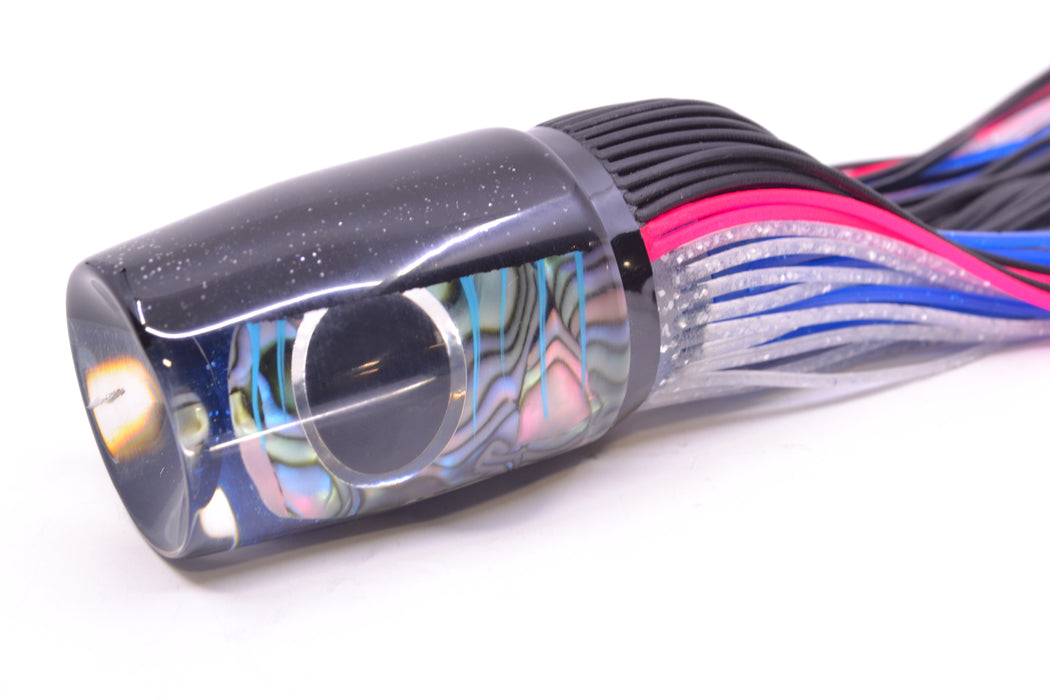 Amaral Lures Abalone Pearl Ice Blue Stripes Black Back Super Jararaca 15" 6.7oz
