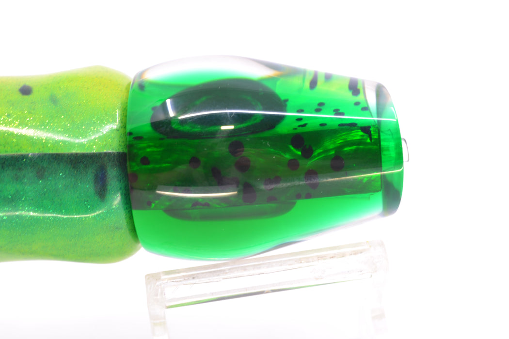 Moyes Lures Mahi MOP Green Back Medium Sumo 12" 5.5oz FT Vinyl Mahi GZE