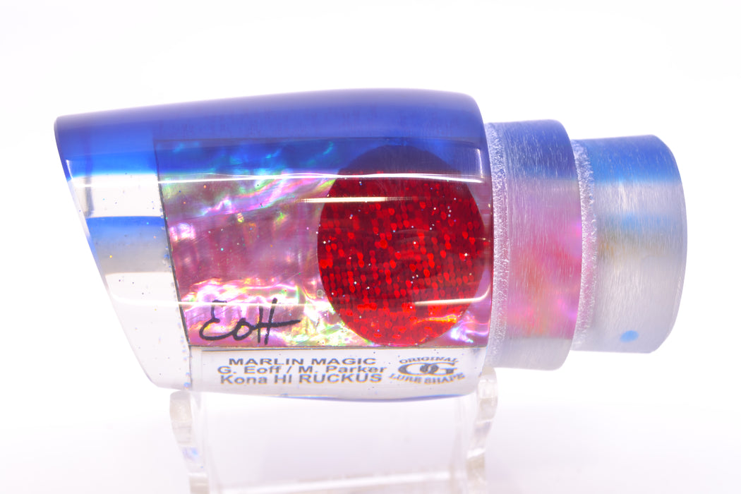 Marlin Magic Lures Pink Awabi Blue Back Red Eyes Ruckus 12" 7.2oz