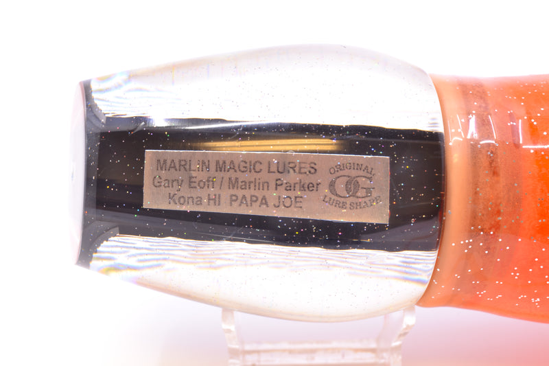 Marlin Magic Orange-Red Lava Black Magic Papa Joe 16" 19oz Skirted Root Beer-Petrolero