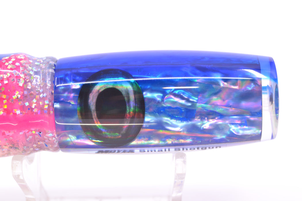 Moyes Lures Blue Awabi Blue Back Small Shotgun 9" 4oz Skirted Blue-Holo Bars *SCRATCHED*