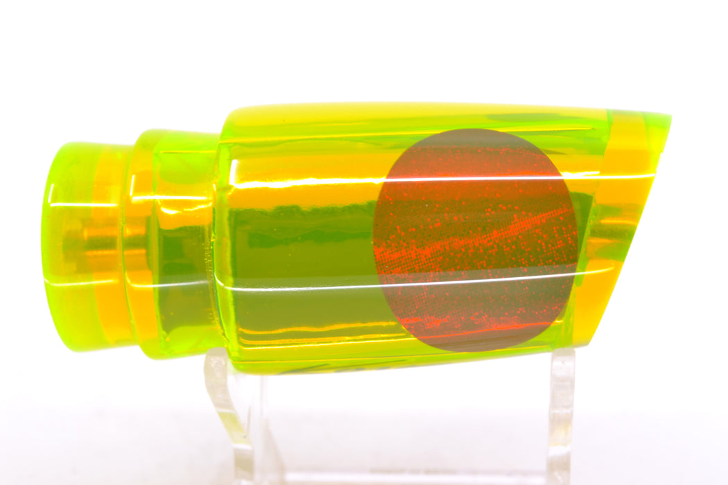 Koya Lures Chartreuse Chrome Wrap Red Eyes 614 9" 3.5oz