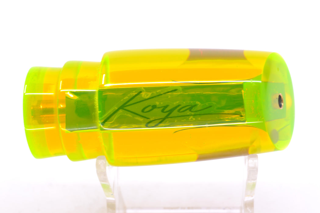 Koya Lures Chartreuse Chrome Wrap Red Eyes 614 9" 3.5oz