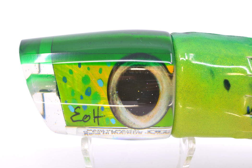 Marlin Magic Mahi MOP Green Back Taxi Eyes Ruckus 12" 9oz Fire Tailz Vinyl Mahi