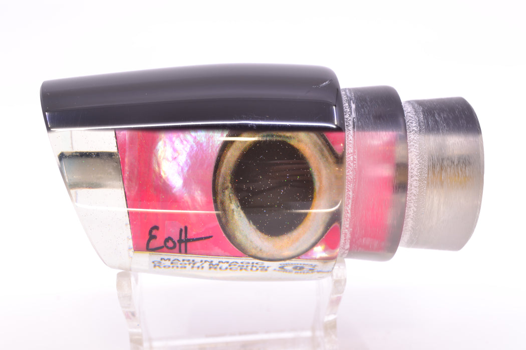 Marlin Magic Lures Pink MOP Black Back Taxi Eyes Ruckus 12" 7.2oz