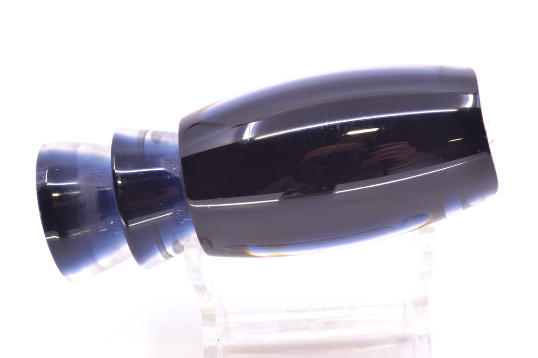 Moyes Lures Black Death Black Pearl Black Back Taxi Eyes Medium Argus 12" 3.5oz