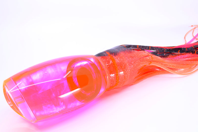 Moyes Lures Pink MOP Taxi Eyes XL Argus Teaser 29oz Skirted Root Beer-Petrolero/Pink GZE