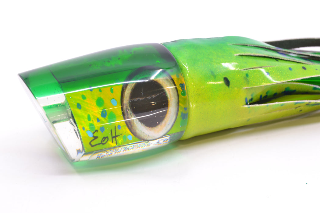 Marlin Magic Mahi MOP Green Back Taxi Eyes Ruckus 12" 9oz Fire Tailz Vinyl Mahi