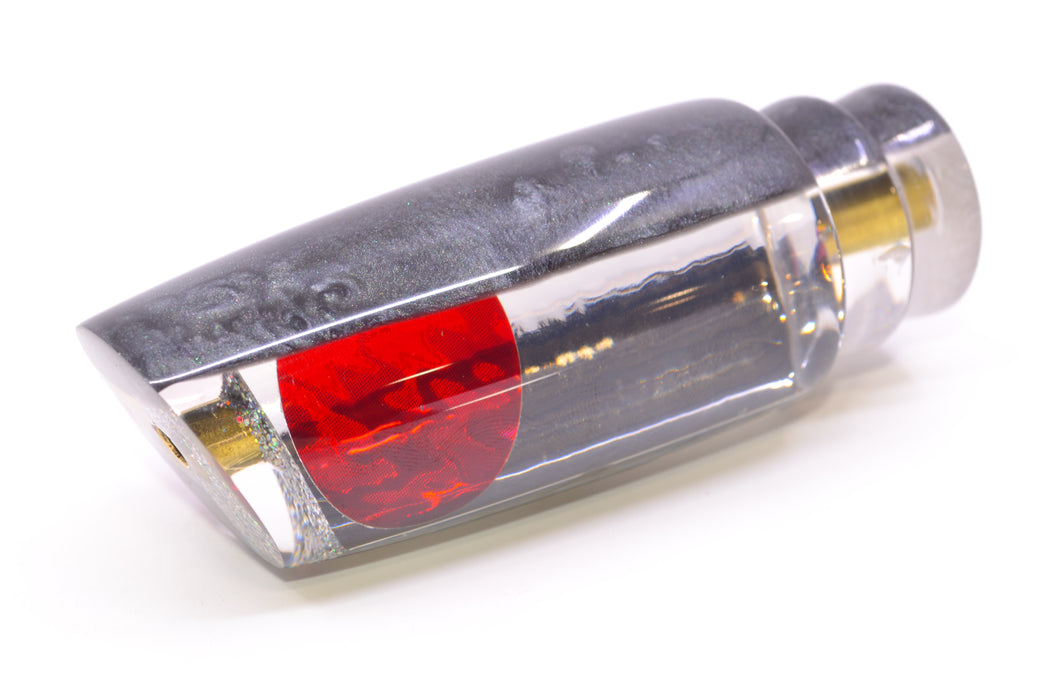 Koya Lures Clear Mirrored Gray Back Red Eyes Small 614 10" 5oz GZE